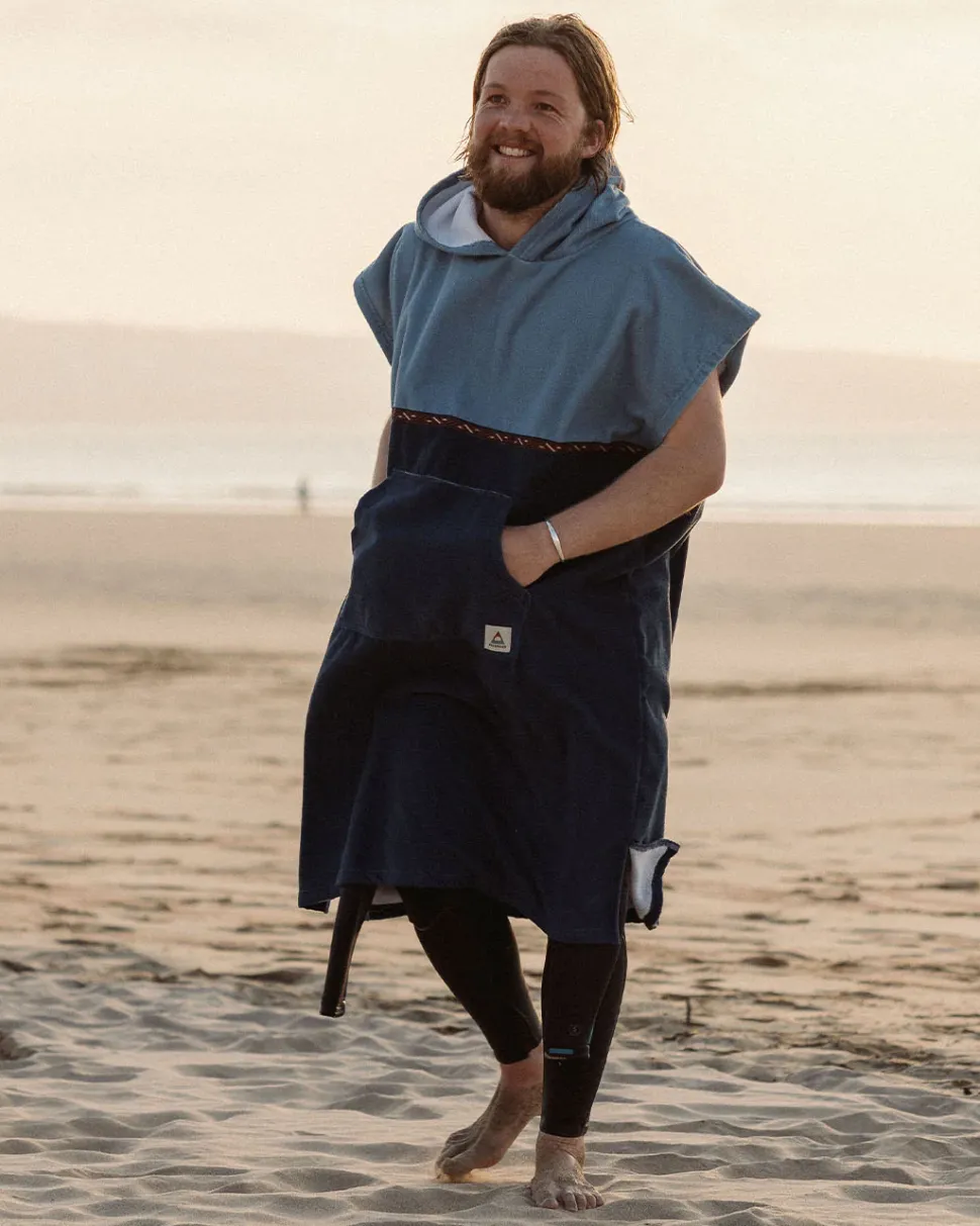 Baja Recycled Towel Poncho