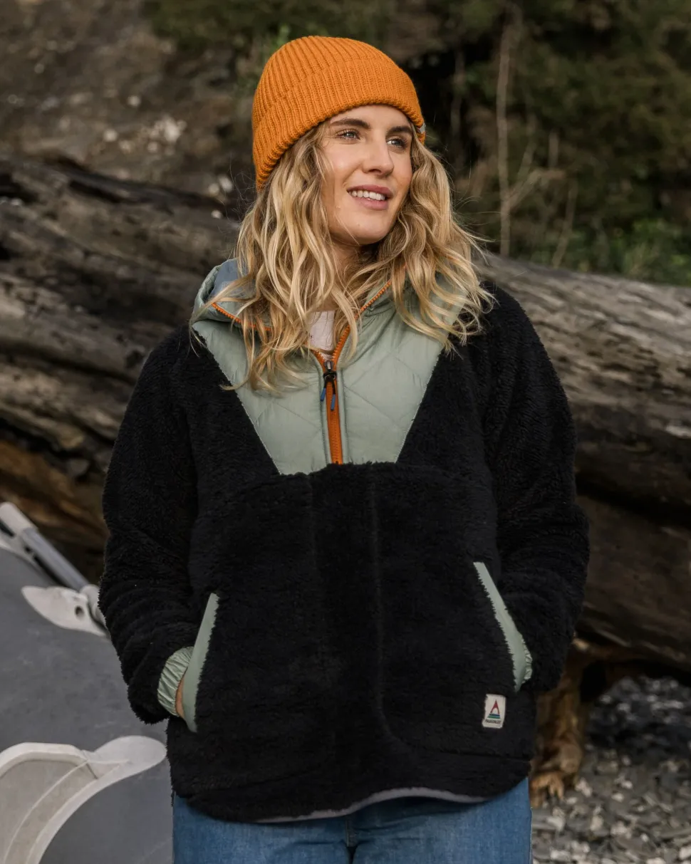 Beaumont Recycled Sherpa Hooded Fleece