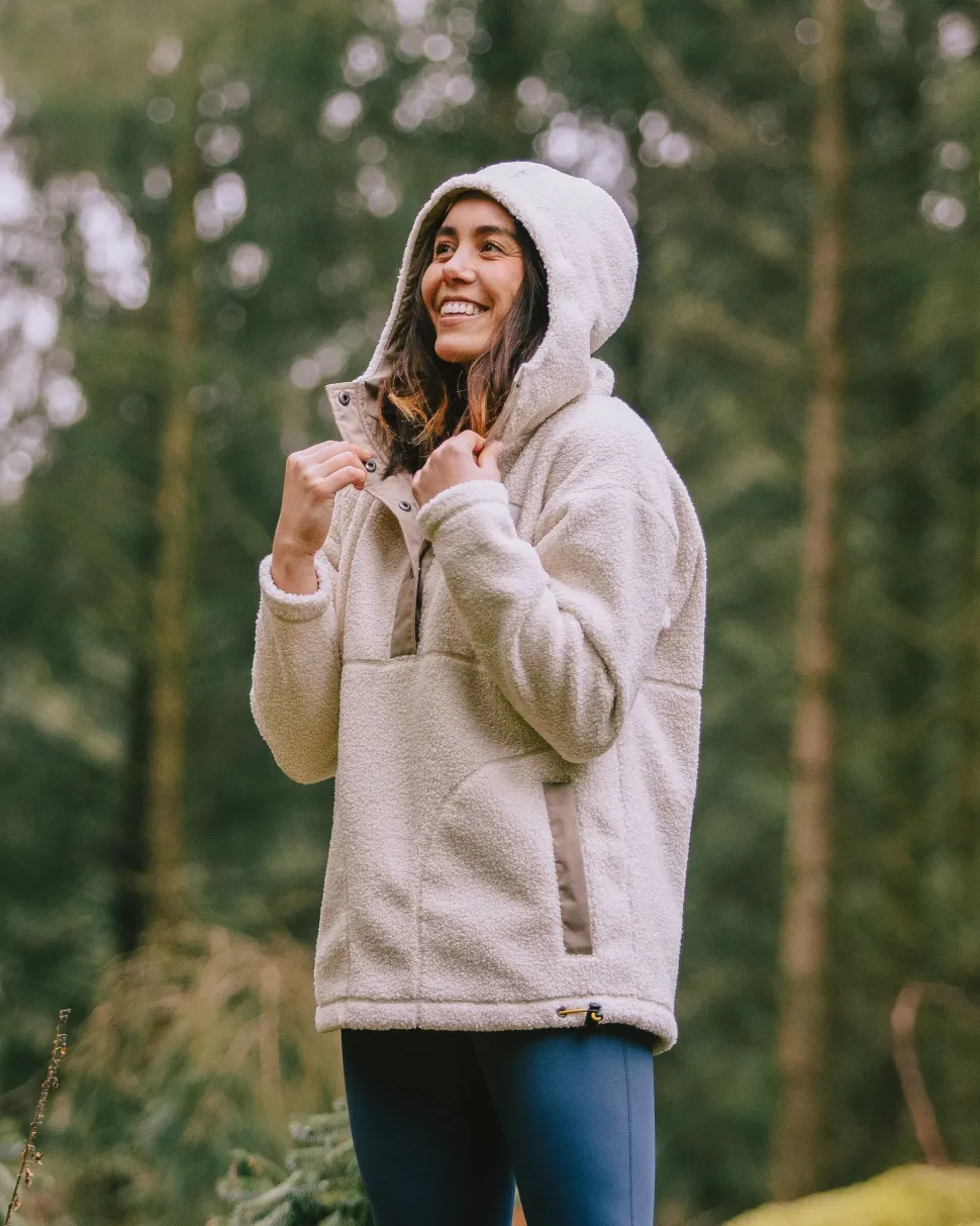 Calla Hooded Pullover Recycled Fleece