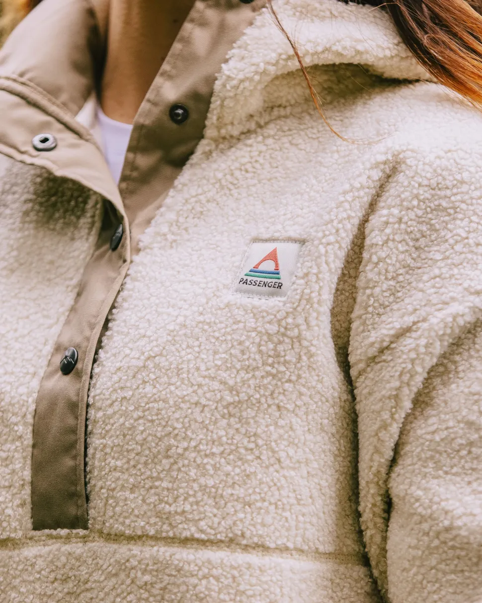 Calla Hooded Pullover Recycled Fleece