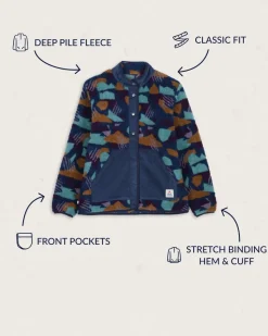 Clover Recycled Deep-Pile Sherpa Fleece