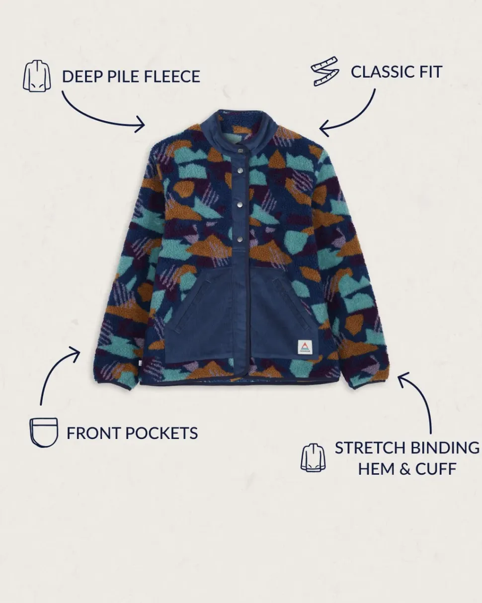 Clover Recycled Deep-Pile Sherpa Fleece
