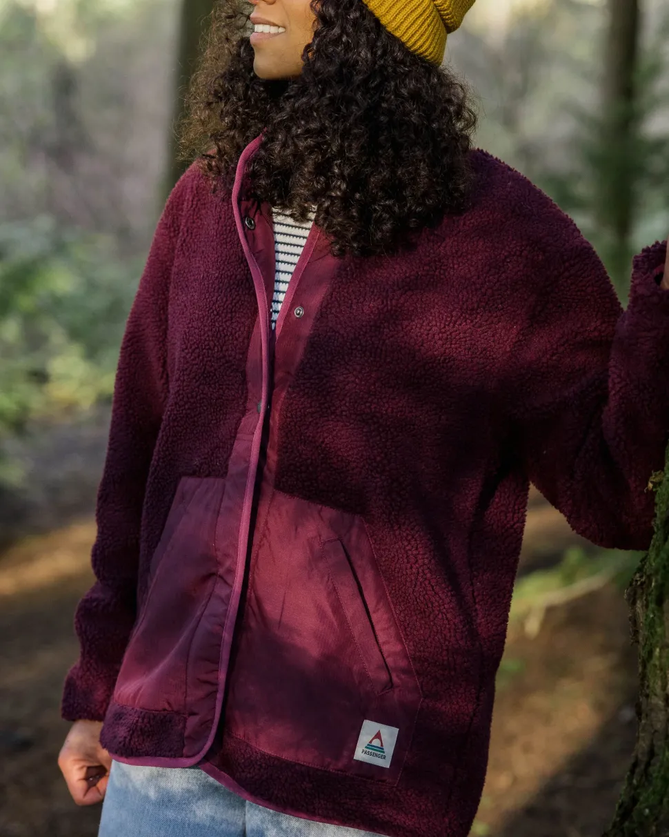 Clover Recycled Deep-Pile Sherpa Fleece