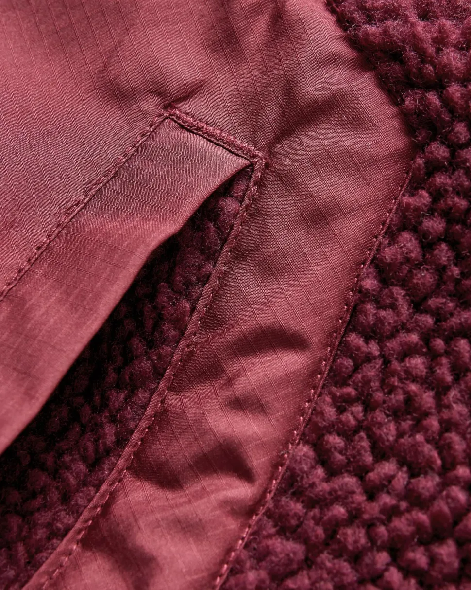 Clover Recycled Deep-Pile Sherpa Fleece