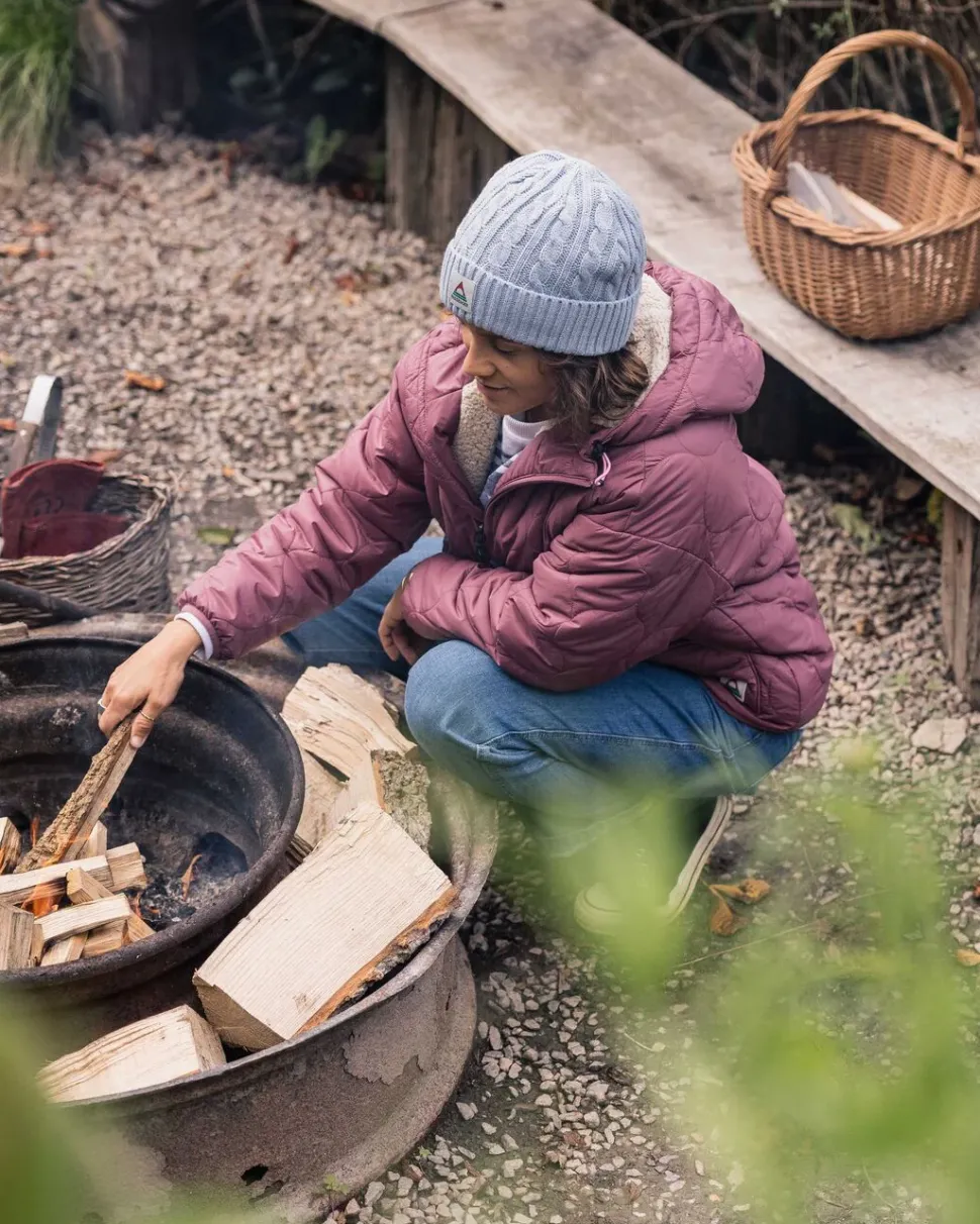 Earthy Recycled Sherpa Lined Insulated Jacket