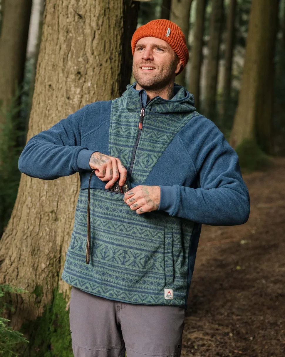 Edge Hooded 1/2 Zip Polar Fleece