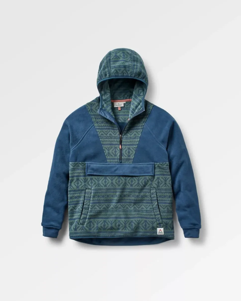 Edge Hooded 1/2 Zip Polar Fleece
