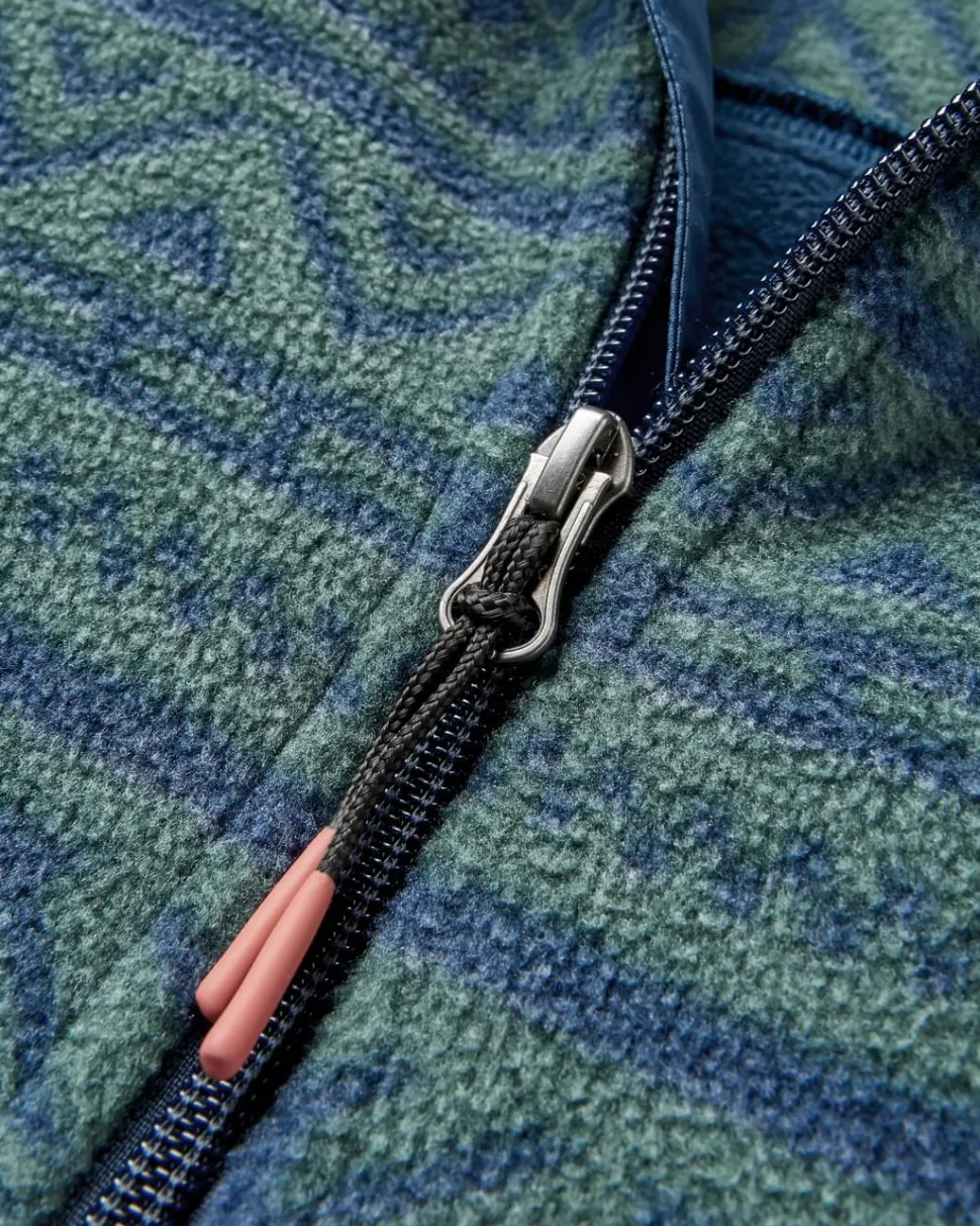 Edge Hooded 1/2 Zip Polar Fleece