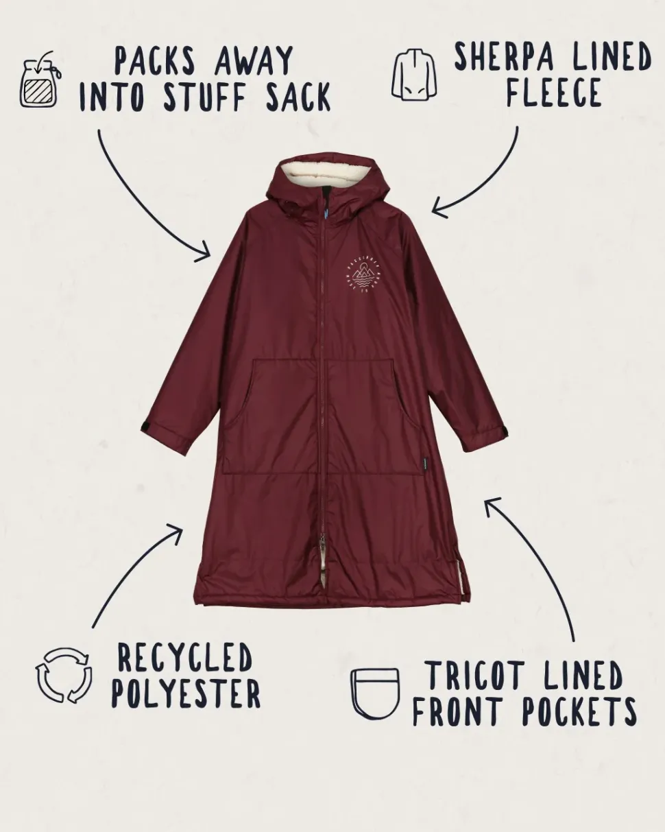 Escapism Recycled Sherpa Lined Changing Robe
