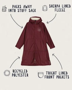 Escapism Recycled Sherpa Lined Changing Robe