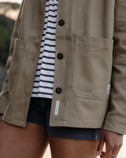 Forrest Organic Cotton Oversized Twill Overshirt