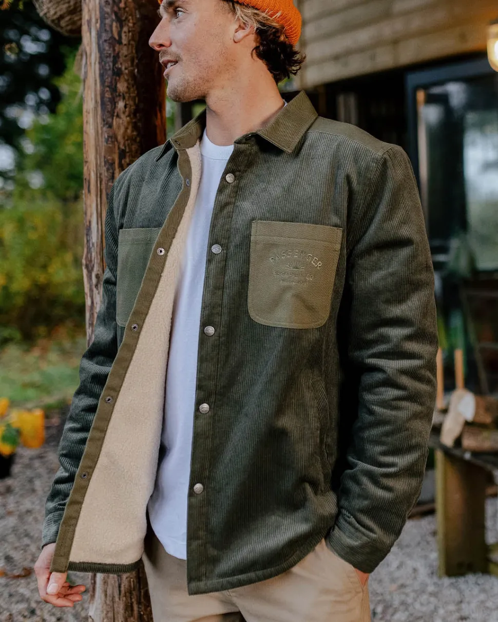 Kodiak Sherpa Lined Cord Overshirt