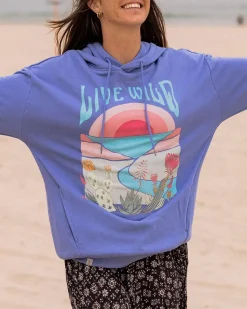 Live Wild Recycled Cotton Oversized Hoodie
