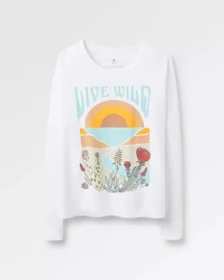 Live Wild Recycled Cotton LS T-Shirt