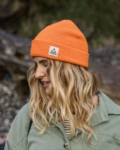 Moss Double Layer Recycled Waffle Beanie