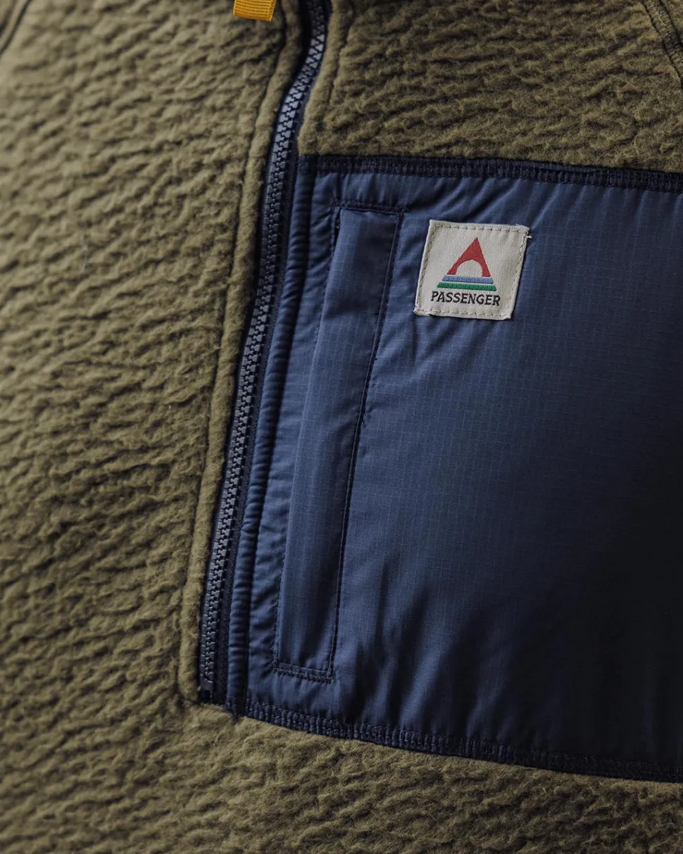 Offgrid 1/4 Zip Recycled Sherpa Fleece