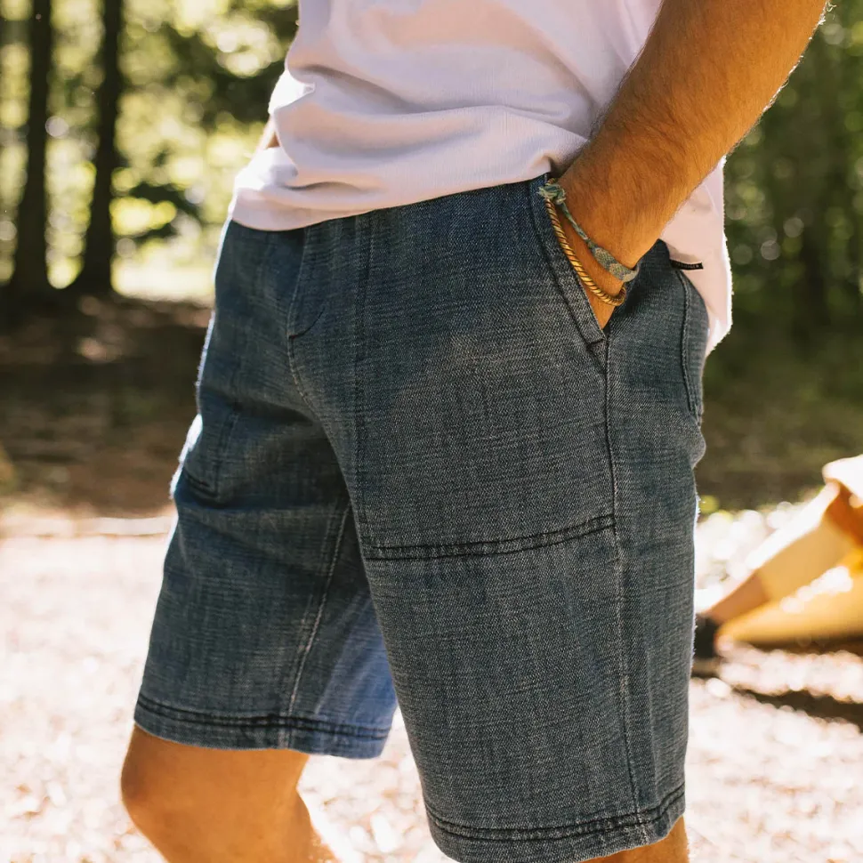 Pine Recycled Cotton Cord Shorts