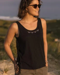 Poppy Recycled Cotton Tassel Tank Top