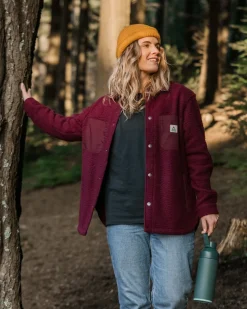 Rappel Recycled Sherpa Oversized Shirt
