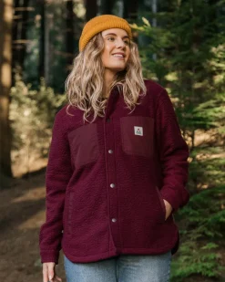 Rappel Recycled Sherpa Oversized Shirt