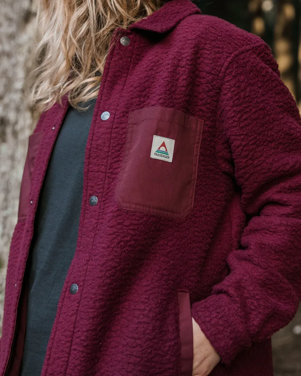 Rappel Recycled Sherpa Oversized Shirt