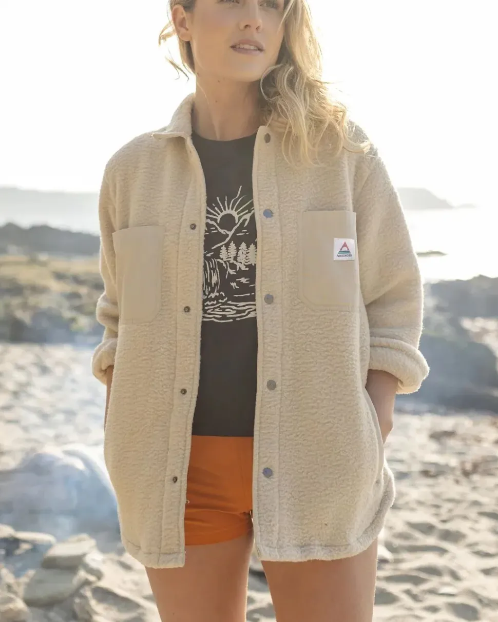 Rappel Recycled Sherpa Oversized Shirt
