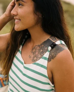Sage Stripe Vest