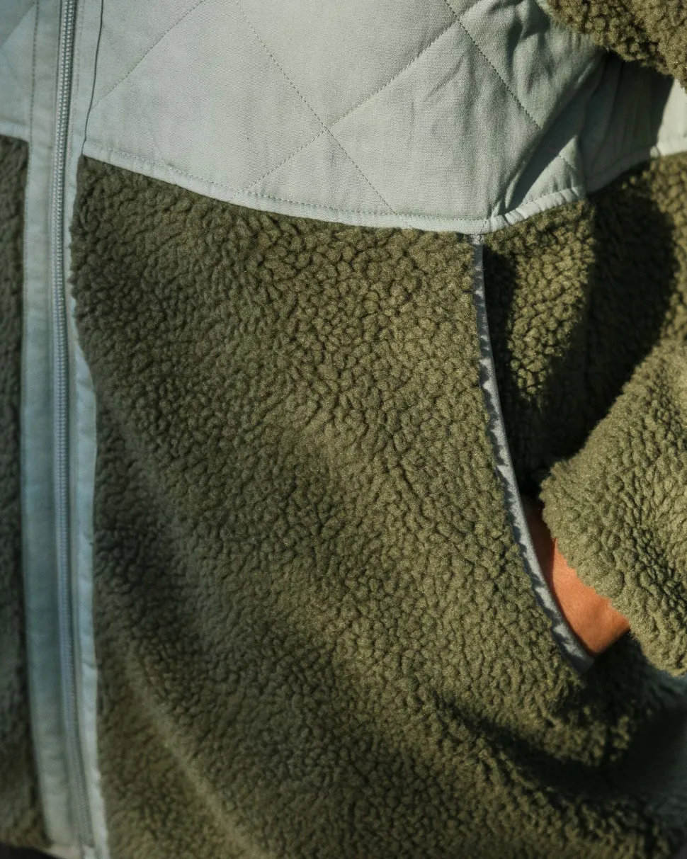 Sefton Recycled Deep-Pile Sherpa Fleece