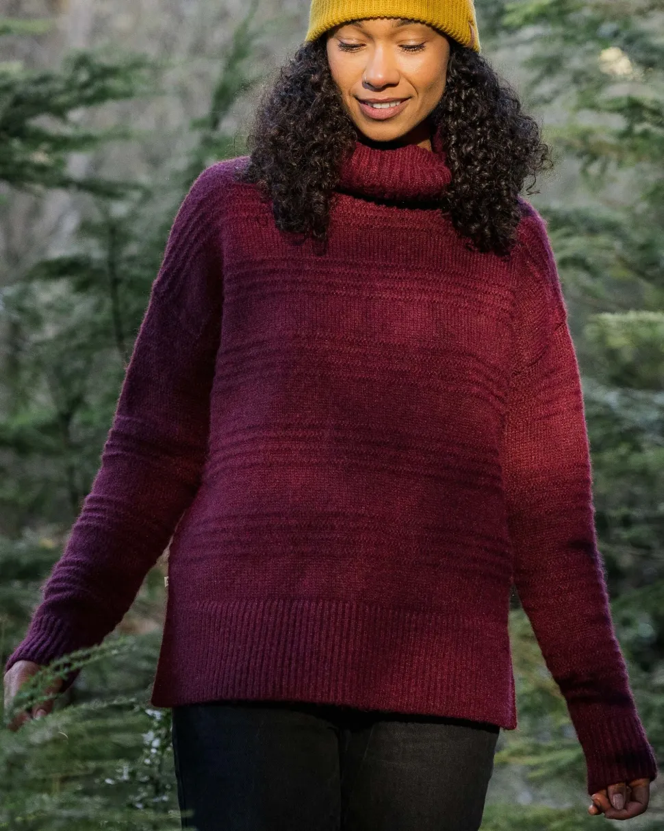 Snug Recycled Polo Neck Knitted Jumper