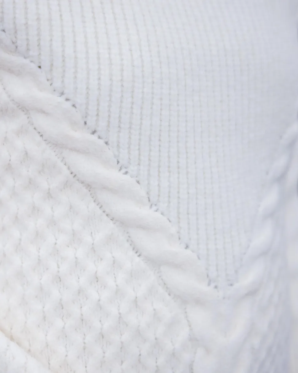 Snuggle Recycled Knitted Polo Neck