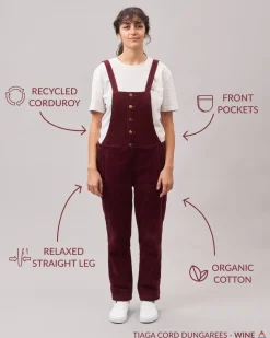 Tiaga Cord Dungarees