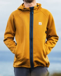Vertical Full Zip Hooded Recycled Fleece