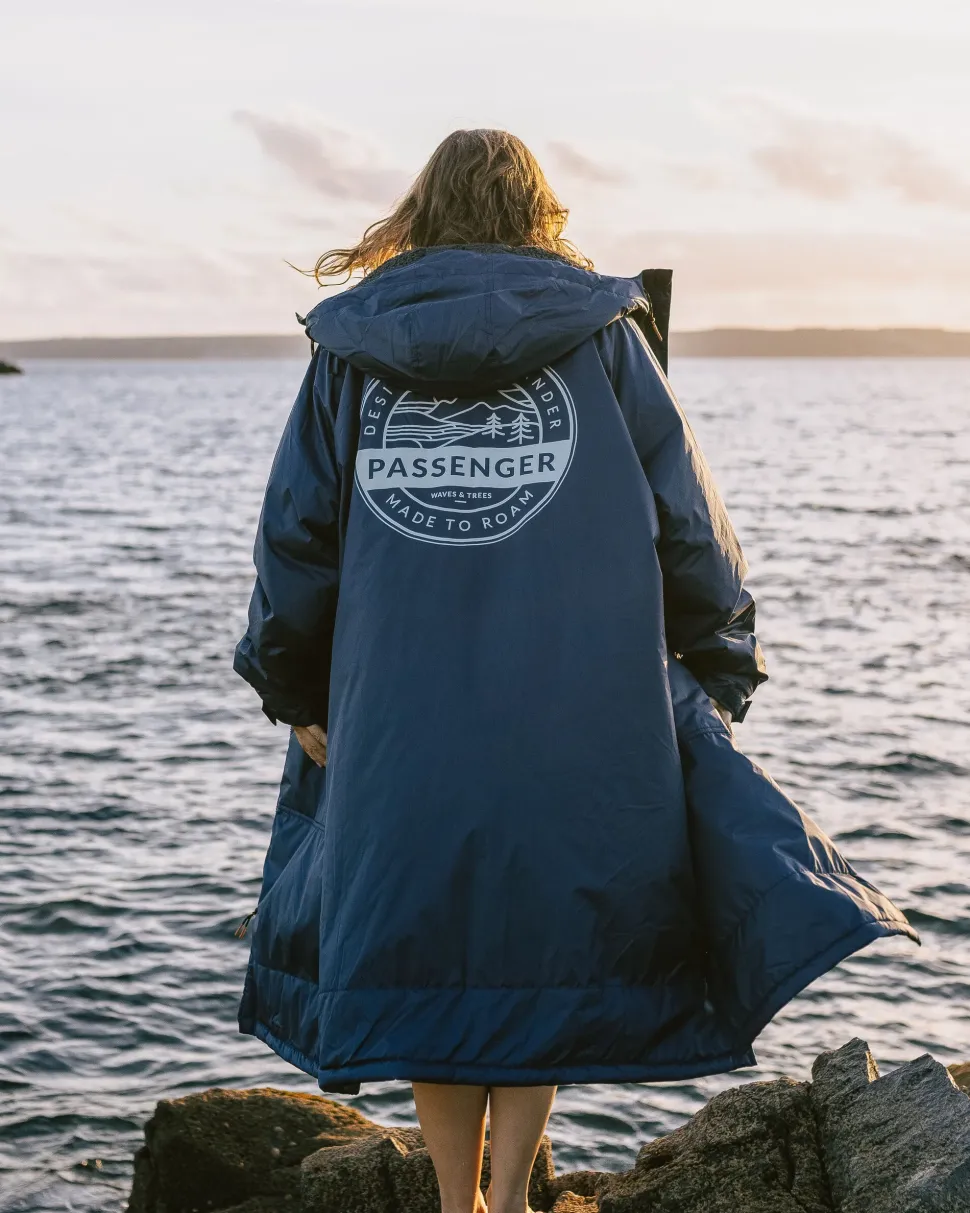 Waves Recycled Sherpa Lined Changing Robe