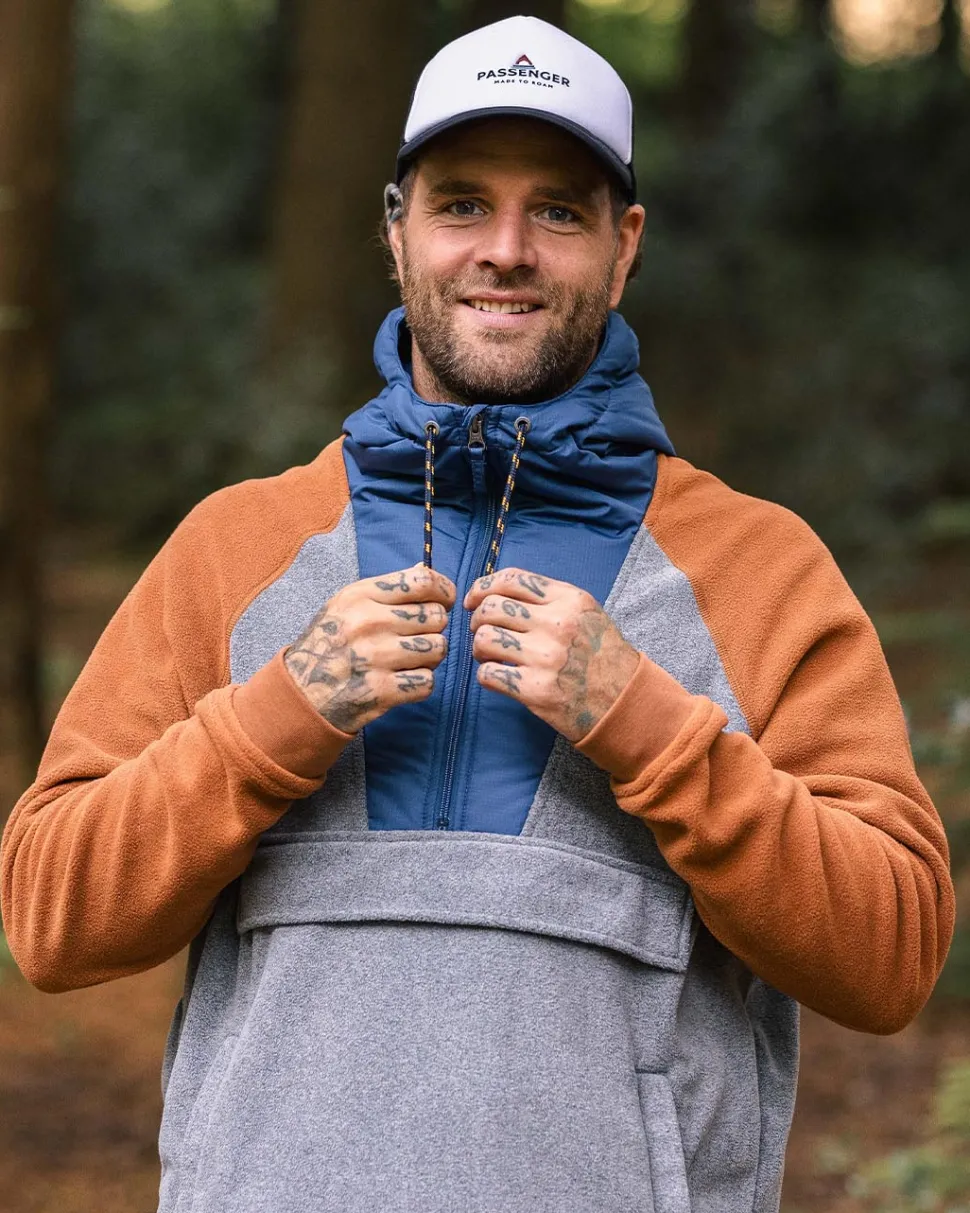 Woodland Hooded 1/2 Zip Polar Fleece